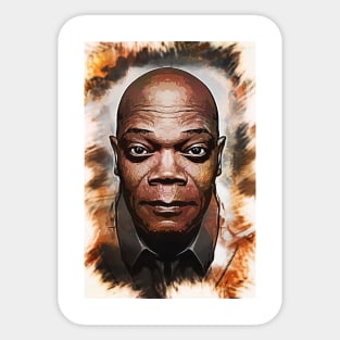 Samuel L. Jackson - Caricature Sticker